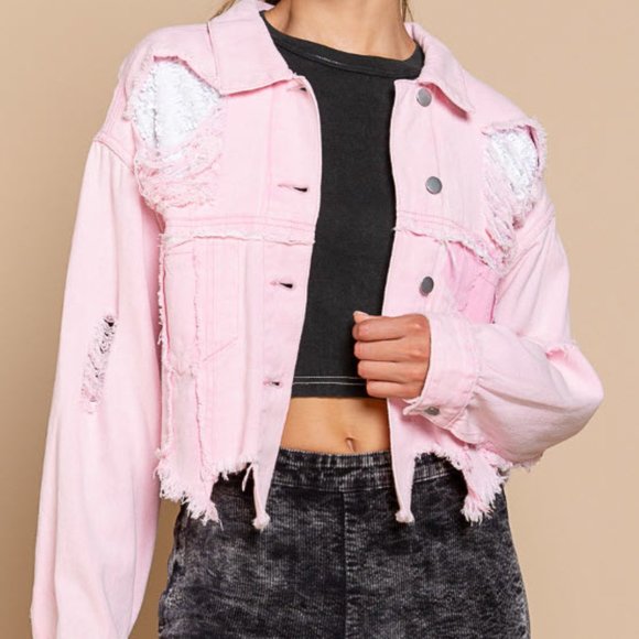 Love Denim Jacket - Candy Pink - Picture 5 of 15